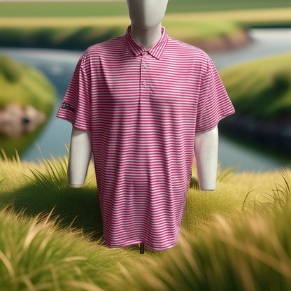 (PRE-ORDER) Pink Performance Polo