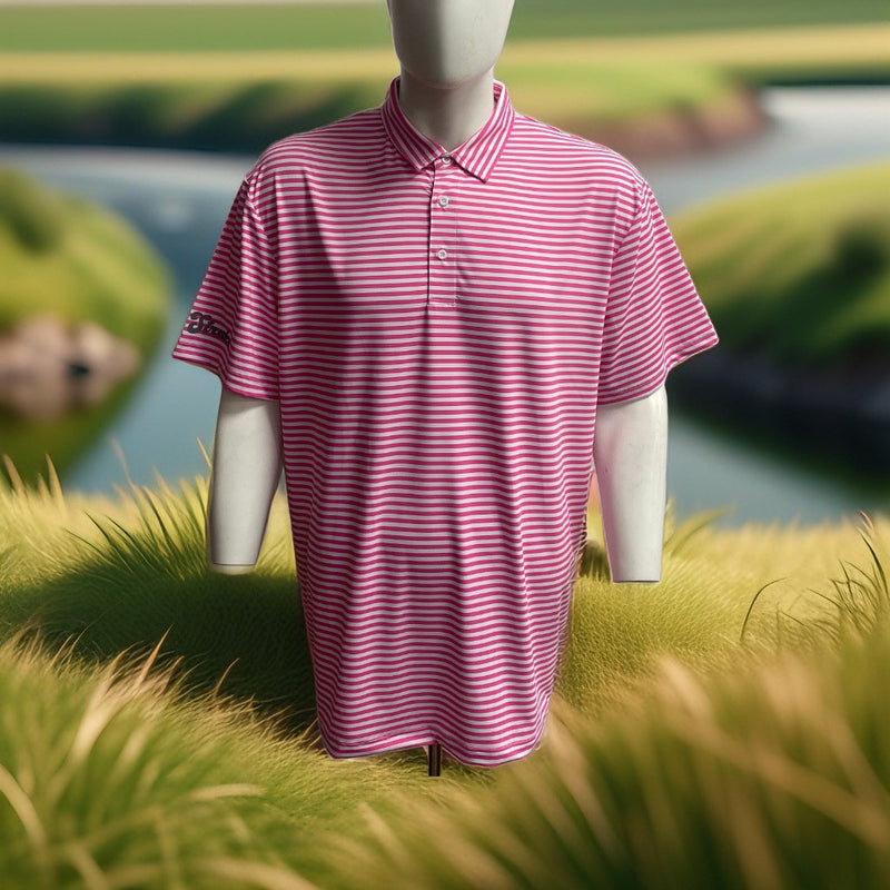 Pink Performance Polo